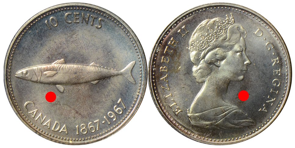 Telling-The-Difference-Between-50%-And-80%-1967-Silver-Quarters/Dimes